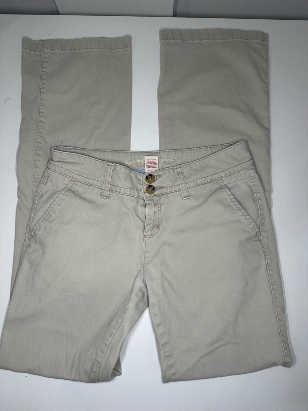 Women’s Arizona Jean Co pants in Light Beige size 5 Long - Picture 6 of 8